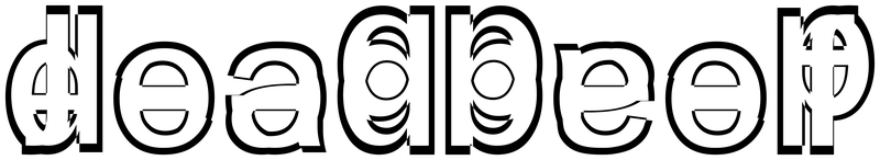 Ambigram for deadbeef in Framd